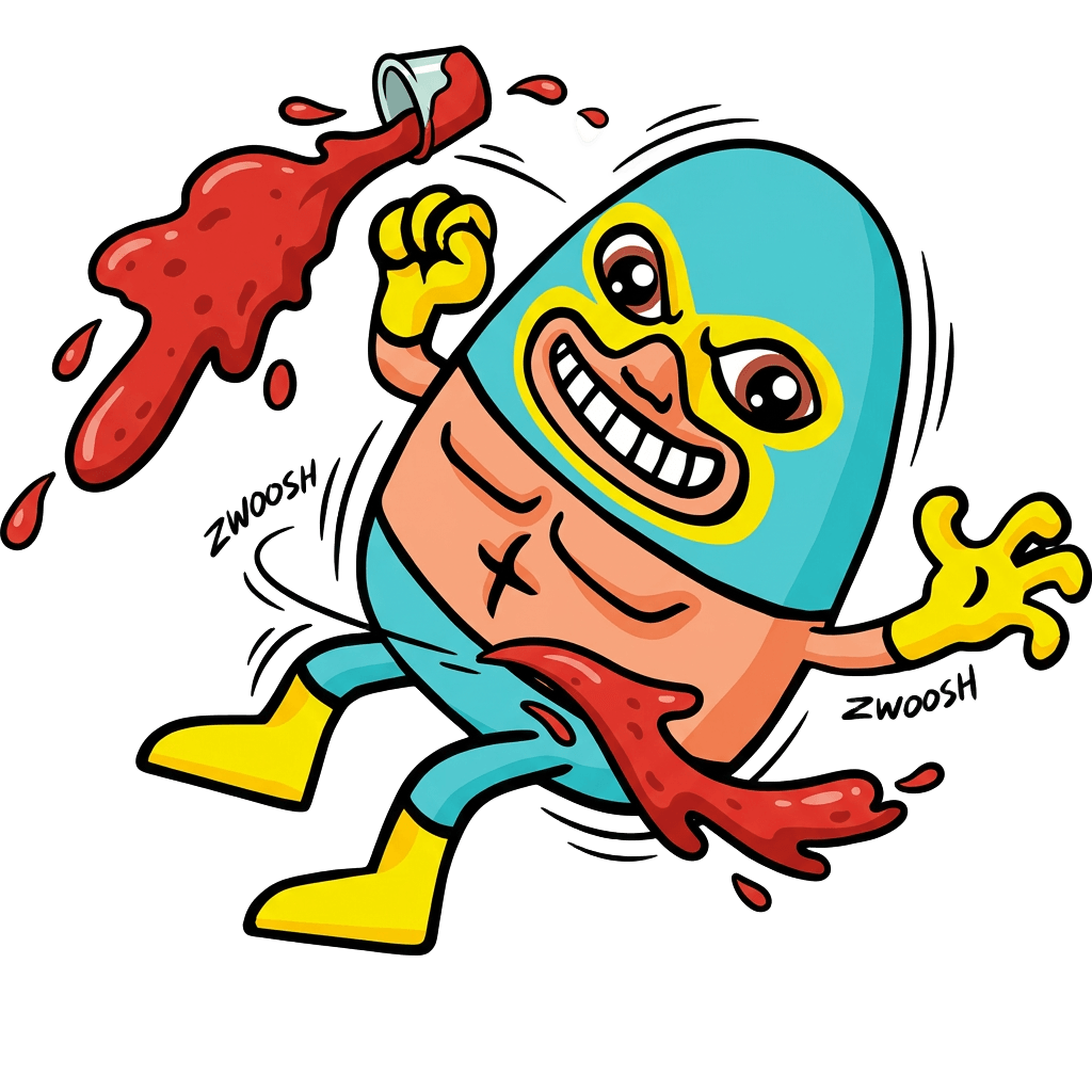 Salsa Dodge artwork featuring Paco Taco